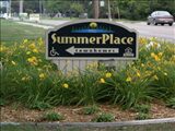 Summer Place Townhomes Sign Stone