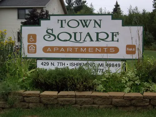 Town Square Apartments main hording