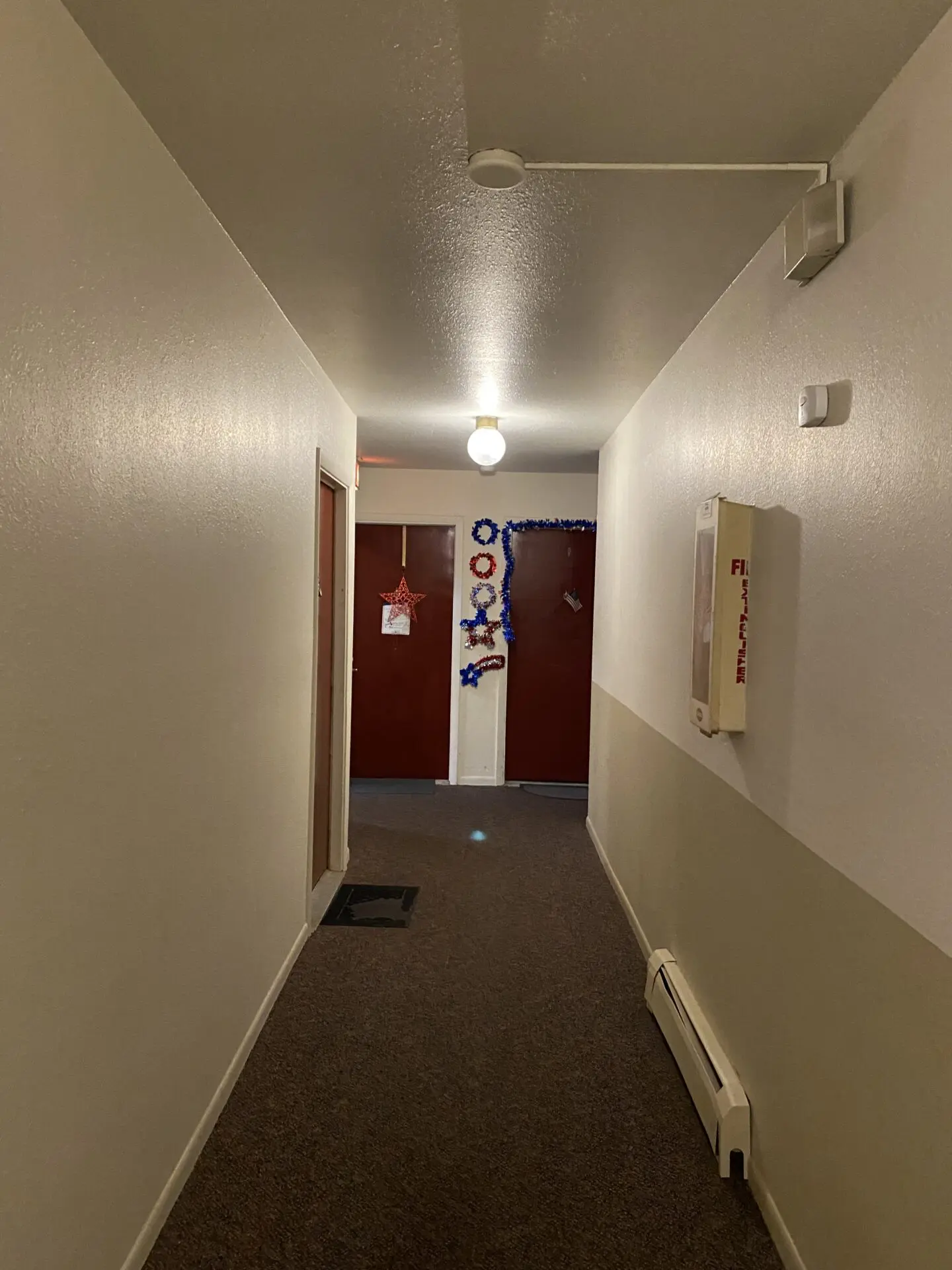 Ridgeview apartments interior and corridor