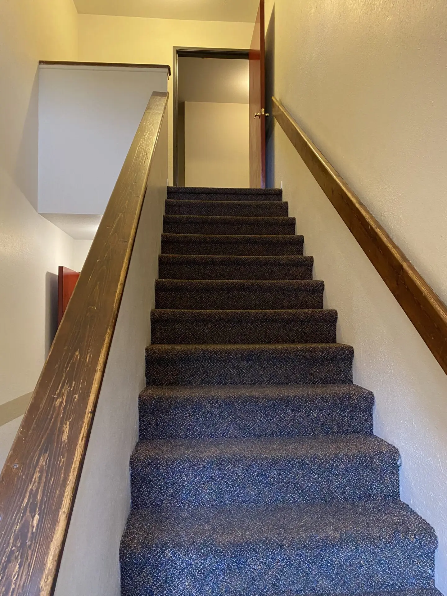 Ridgeview apartments interior and stairs and railings